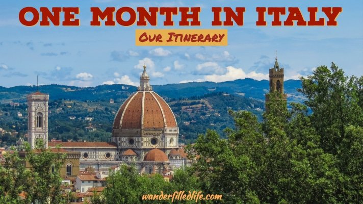 One Month in Italy