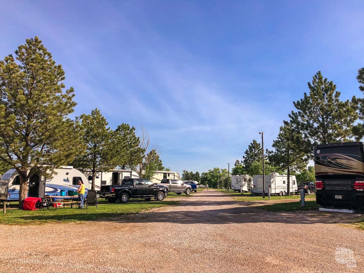 Sleep Hollow Campground in Wall, SD