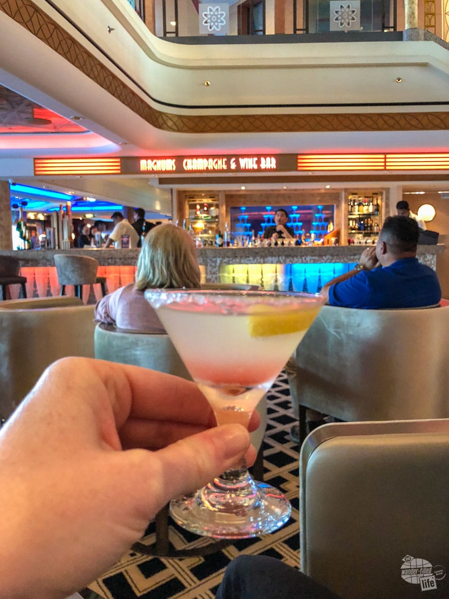 Martini Tasting onboard the Norwegian Pearl