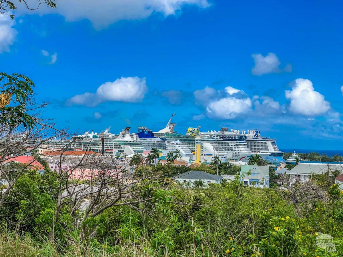 Cruise ship port in Nassau