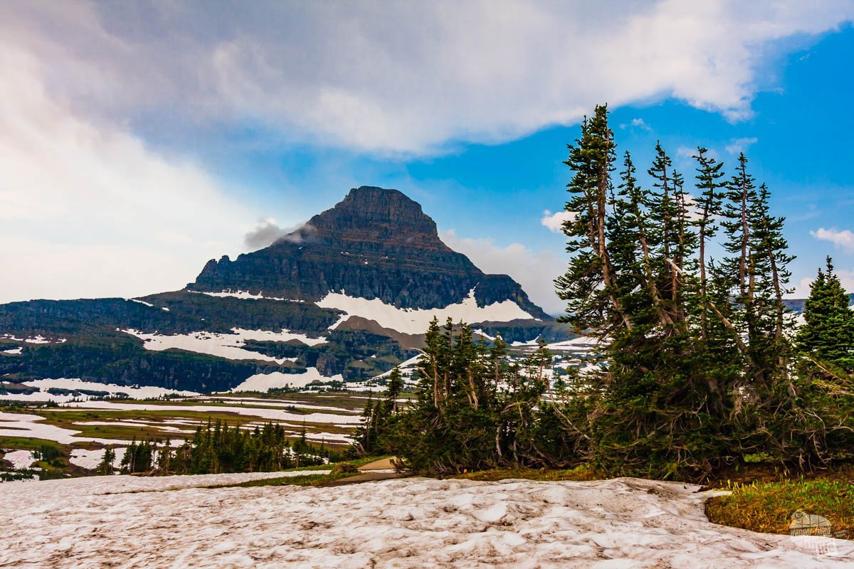 Getting around in the national parks often means you have to take a car so you can see places like Logan Pass in Glacier National Park.