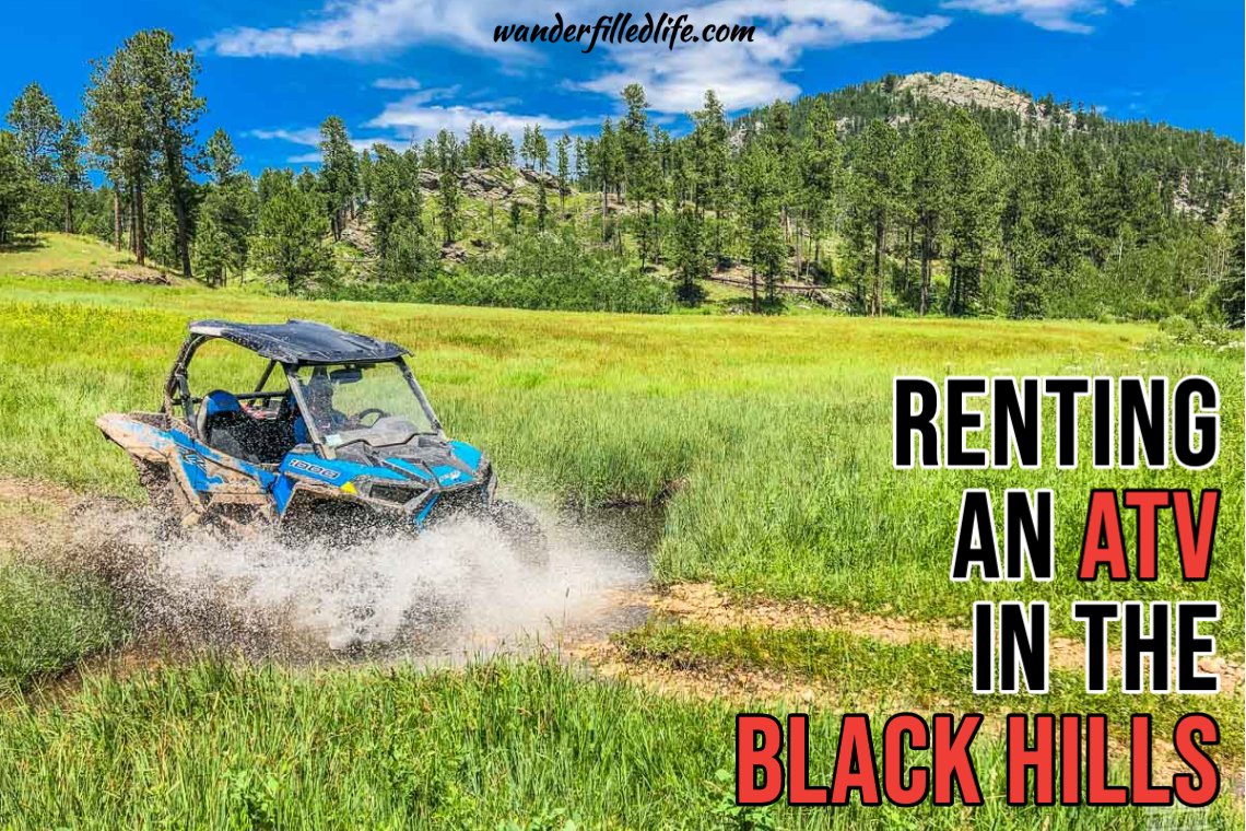 Renting ATV and in the Black Hills