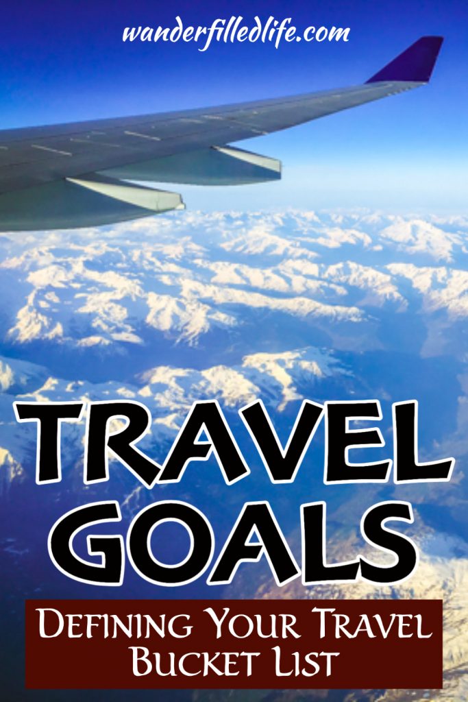 my travel goal app