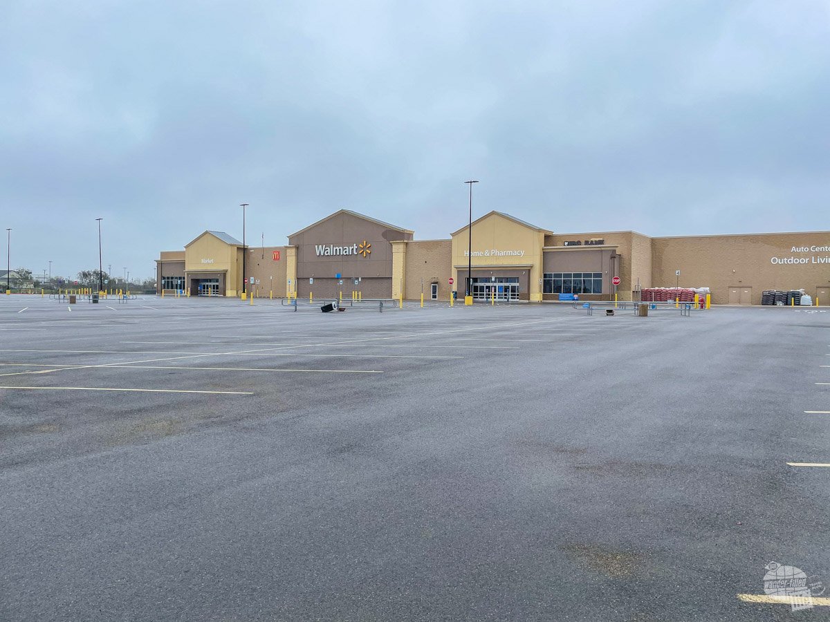 When is the last time you saw a closed Walmart like this one in Port Isabel, TX?