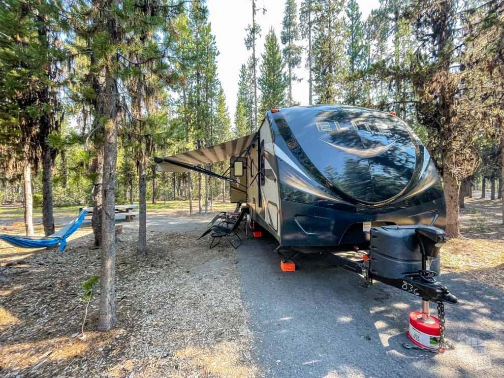 Broken Arrow Campground at Diamond Lake is a great place to stay when visiting Crater Lake.