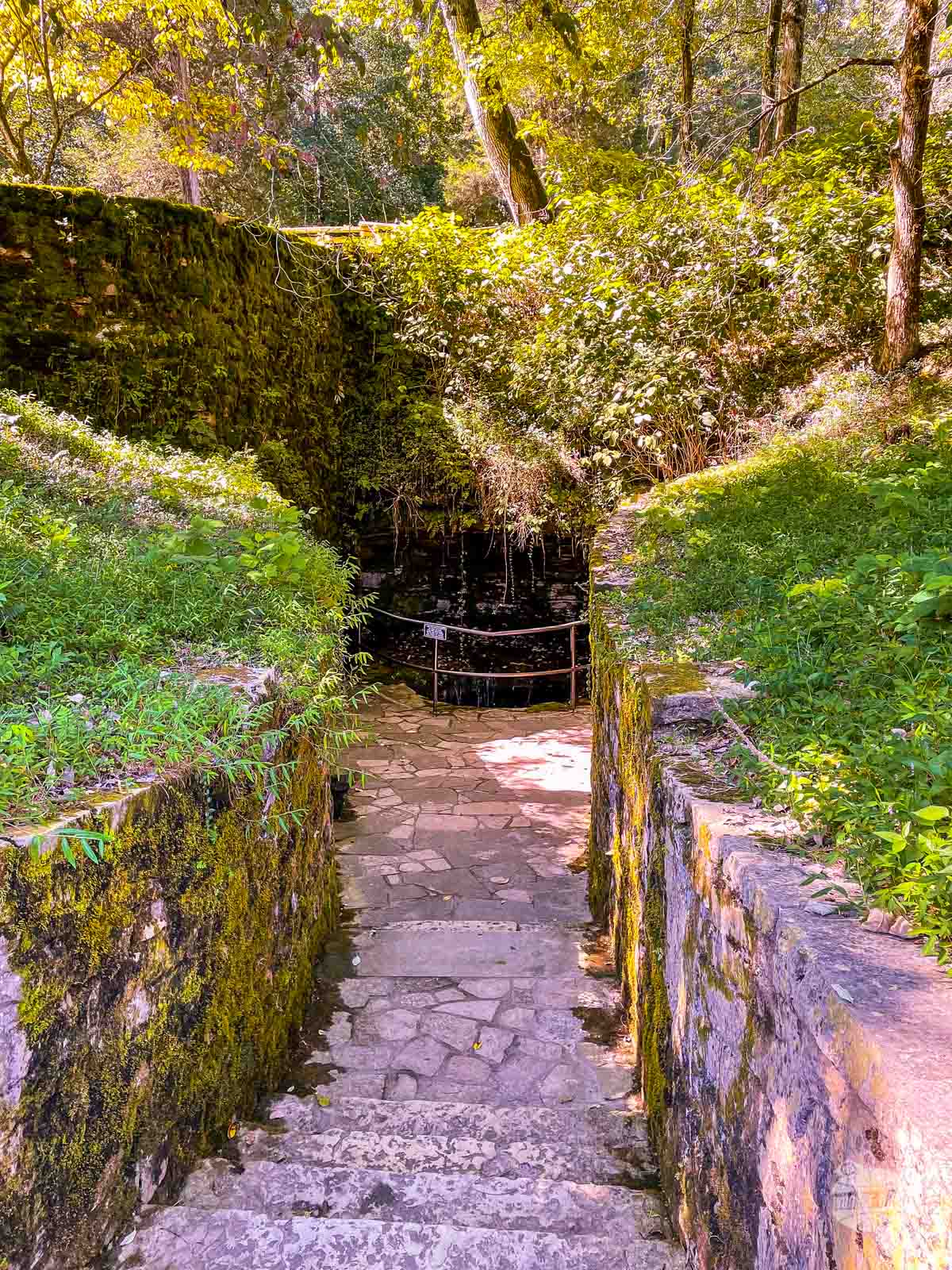 The Sunken Spring at the Abraham Lincoln Birthplace National Historical Park.