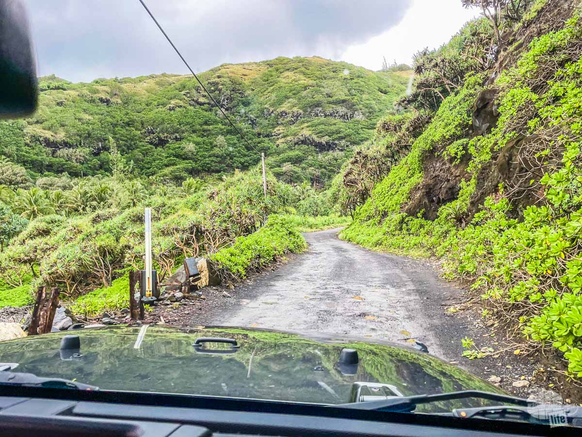 The backside of the road to Hana.