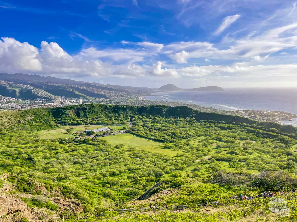 Diamond Head State Monument is one of the best places to go on Oahu.