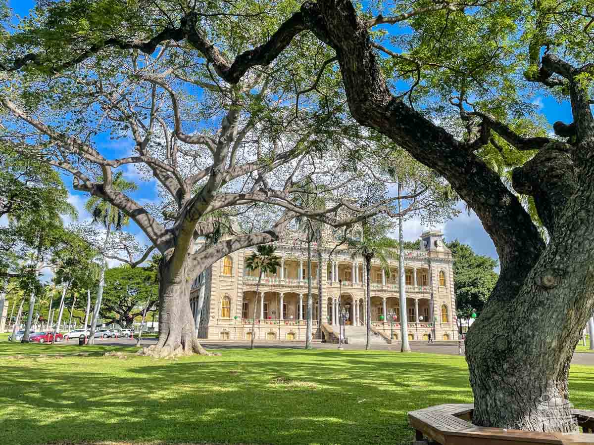 Iolani Palace in Honolulu, HI.