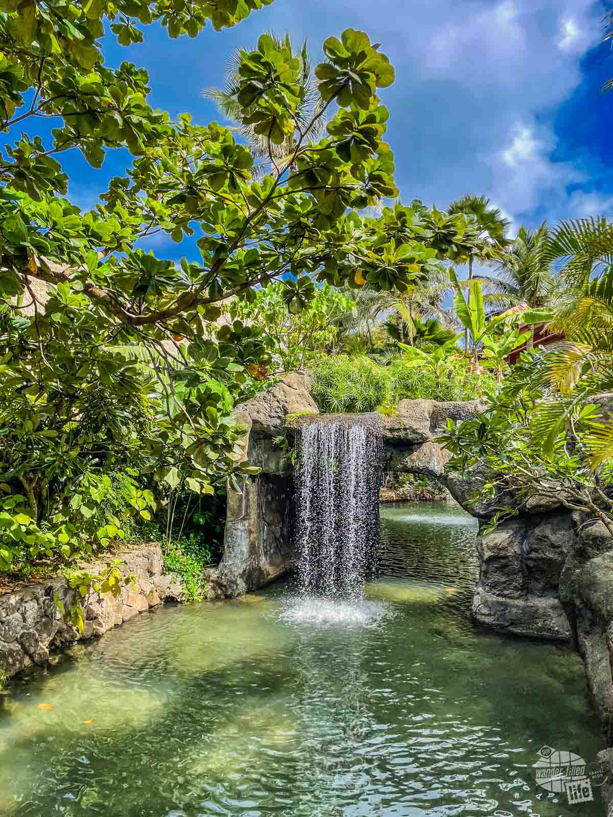 Waterfall at the Polynesian Cultural Center