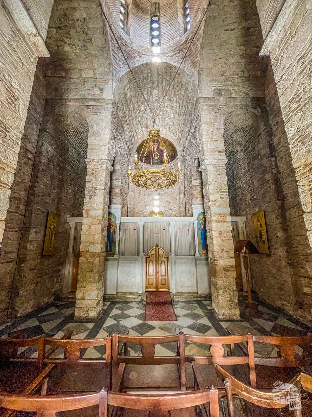 Inside the Church of St. Eleftherios