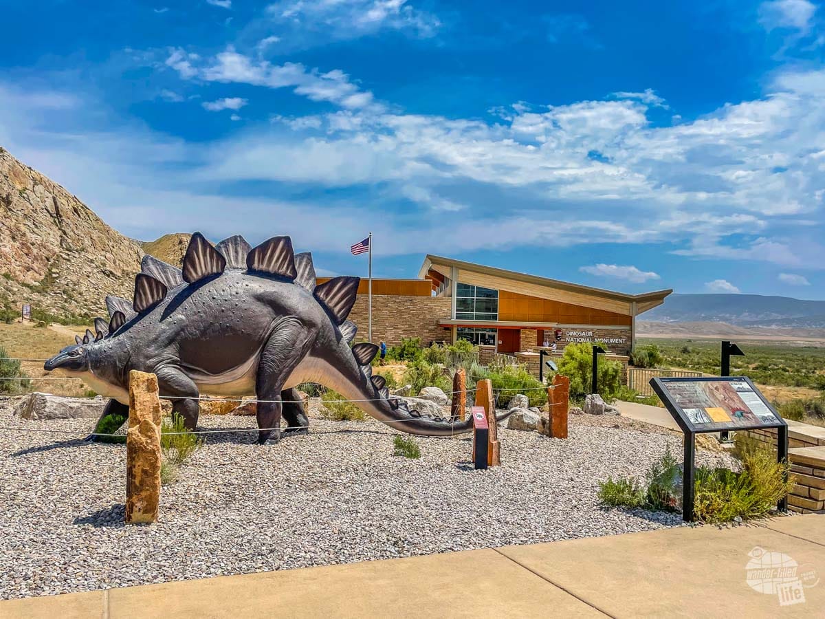 Quarry Visitor Center at Dinosaur NM.