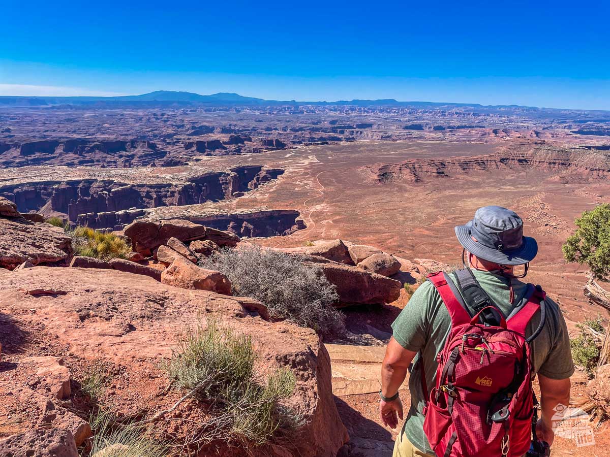 Grand View Point Trail in Canyonlands National Park