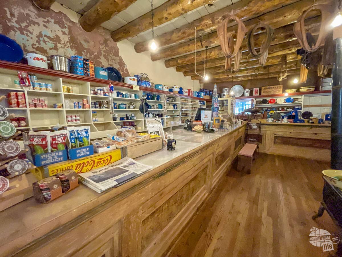 Inside Hubbell Trading Post