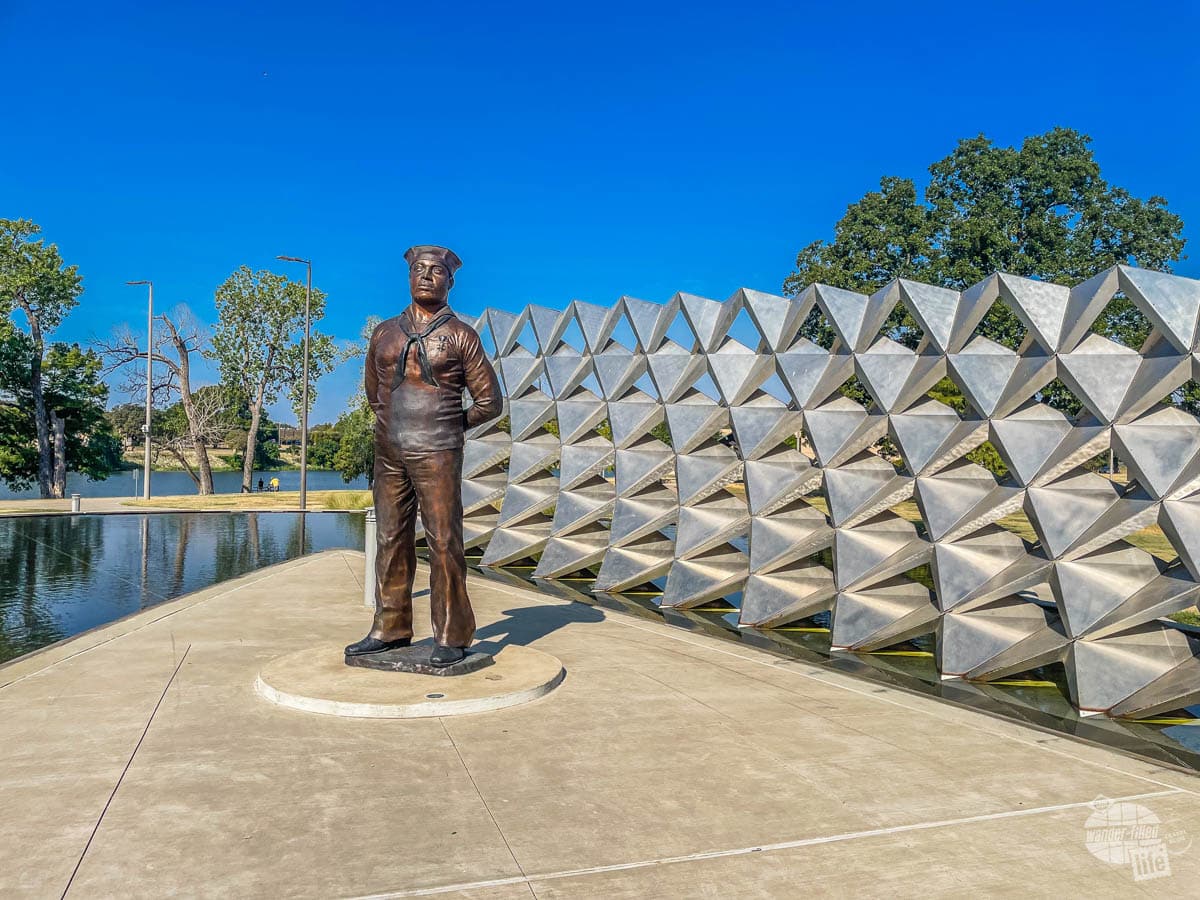 Doris Miller Memorial along the Waco Riverwalk