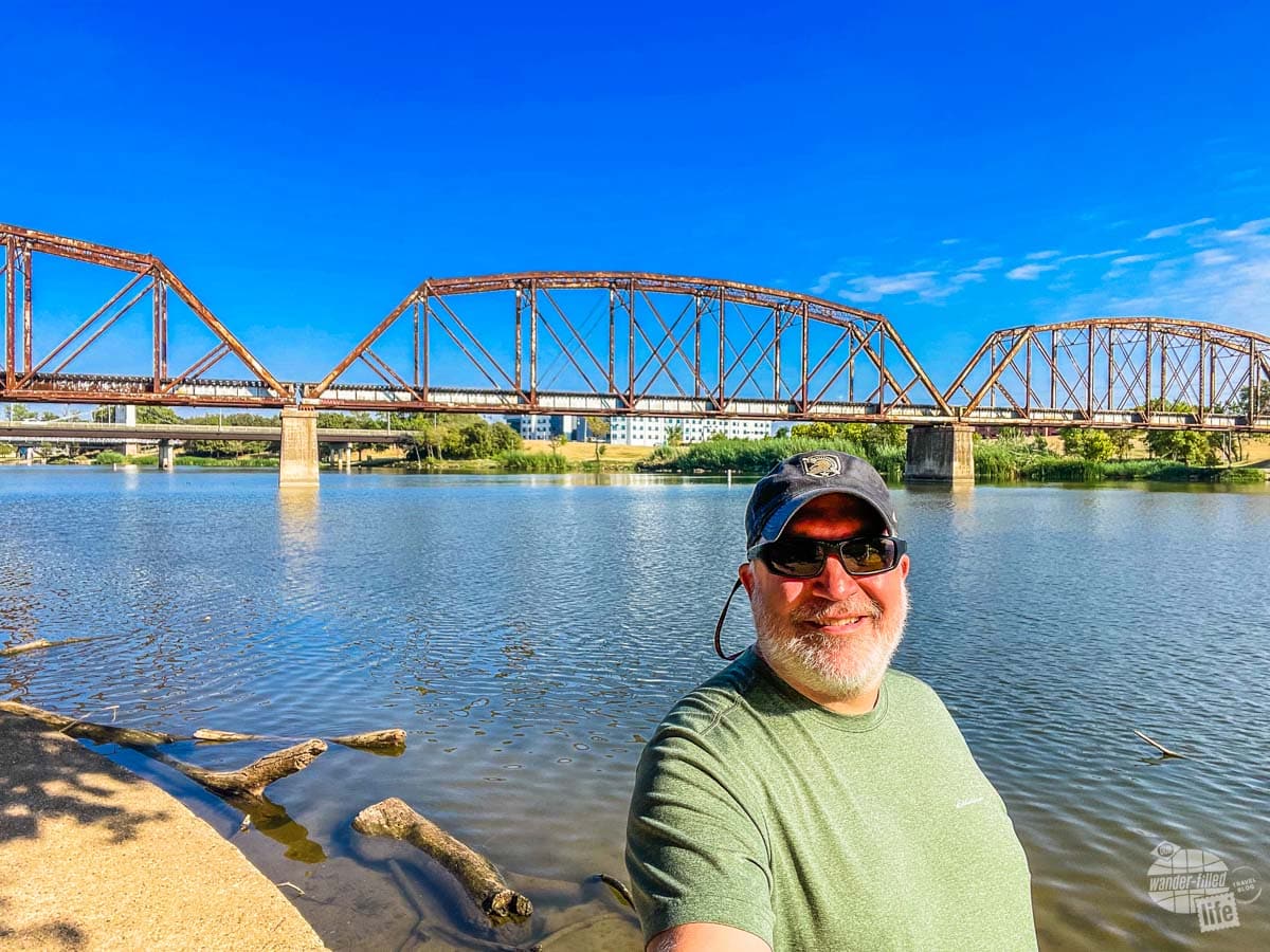 Waco Riverwalk selfie