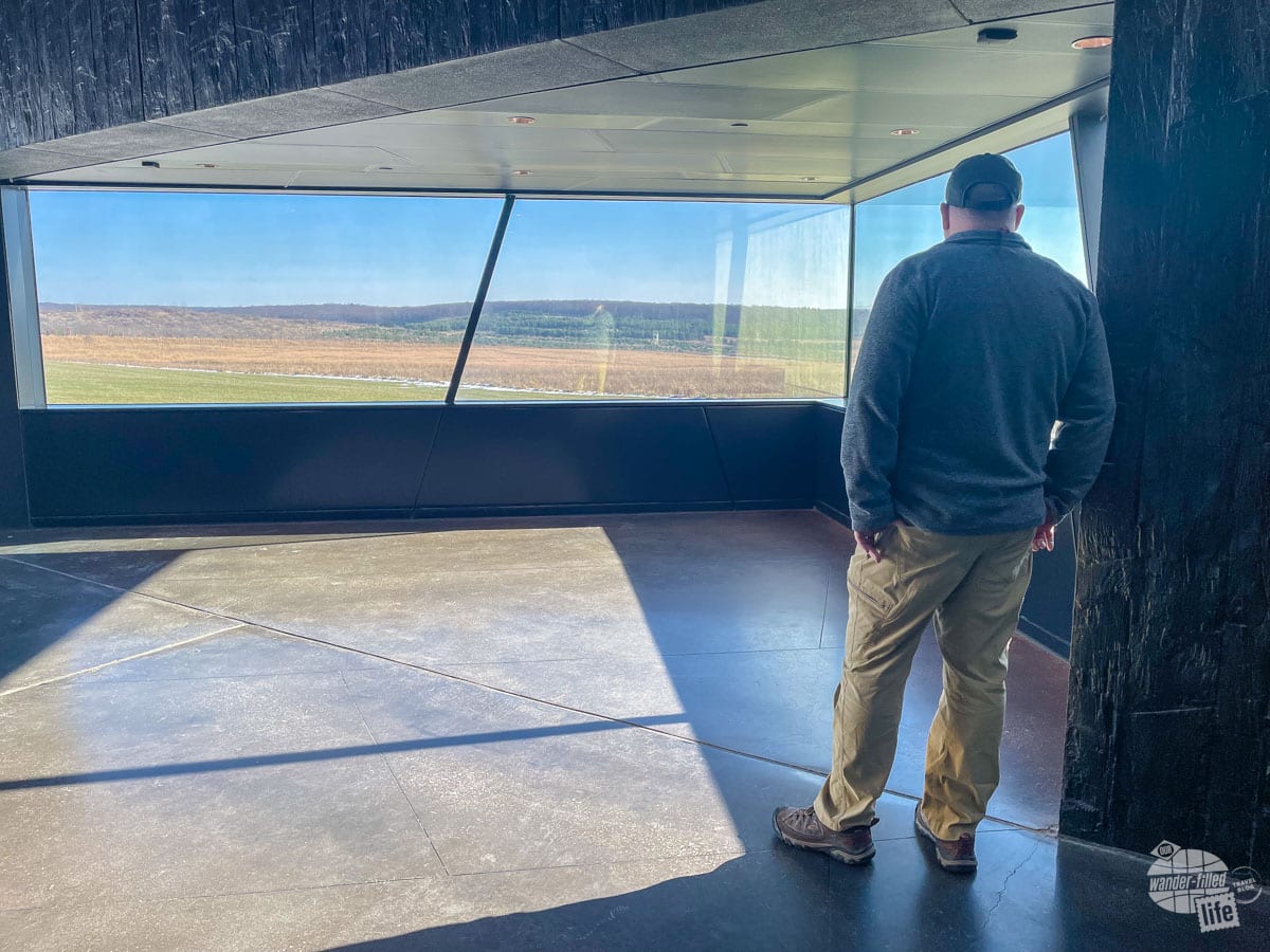 Inside the visitor center at Flight 93 National Memorial, one of the Western Pennsylvania National Parks