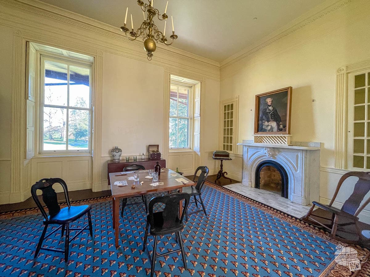 The parlor at the Gallatin House at Friendship Hill National Historic Site, one of the Western Pennsylvania National Parks