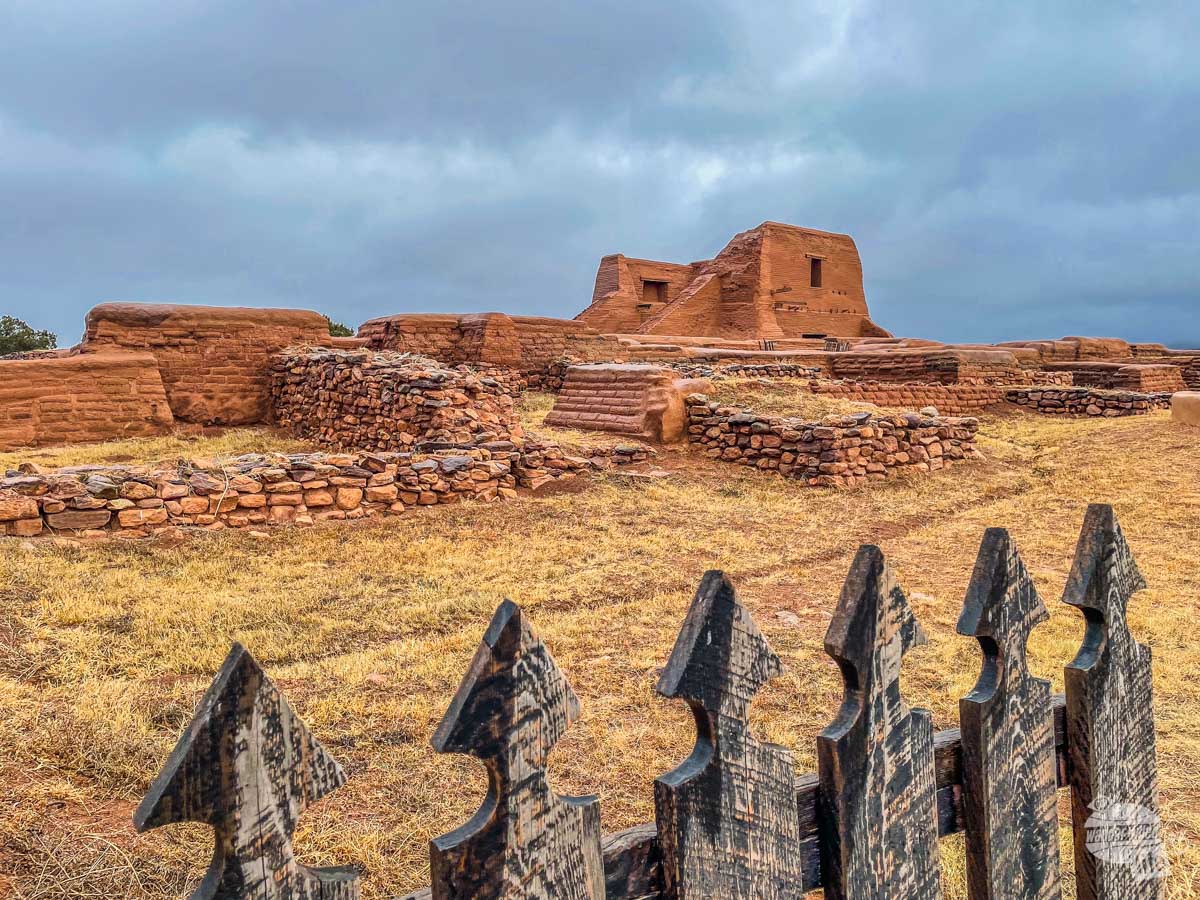 Remains of the old mission church at Pecos National Historical Park