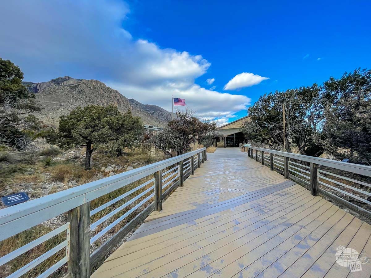 Pine Springs Visitor Center at Guadalupe Mountains National Park