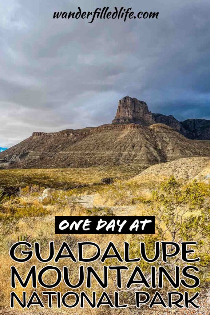 How to spend one day in Guadalupe Mountains National Park in West Texas, including hiking in McKittrick Canyon.
