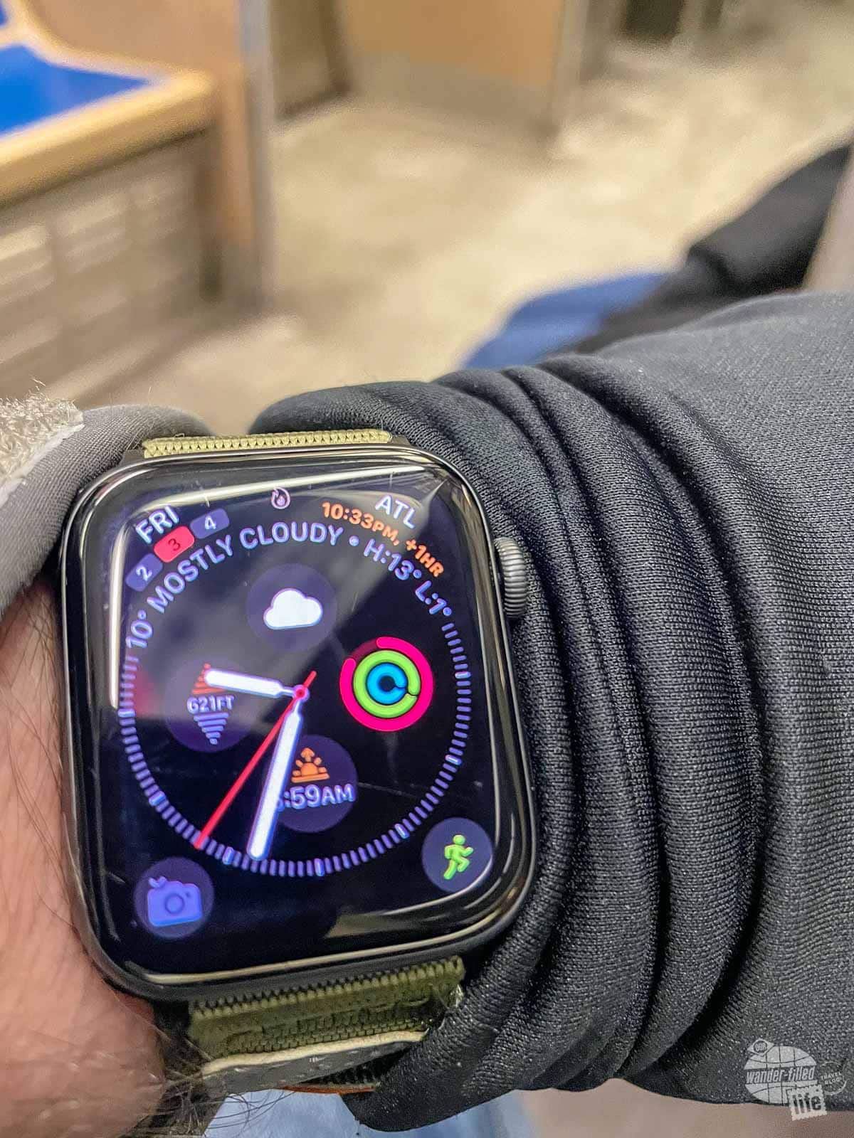Grant's Apple Watch