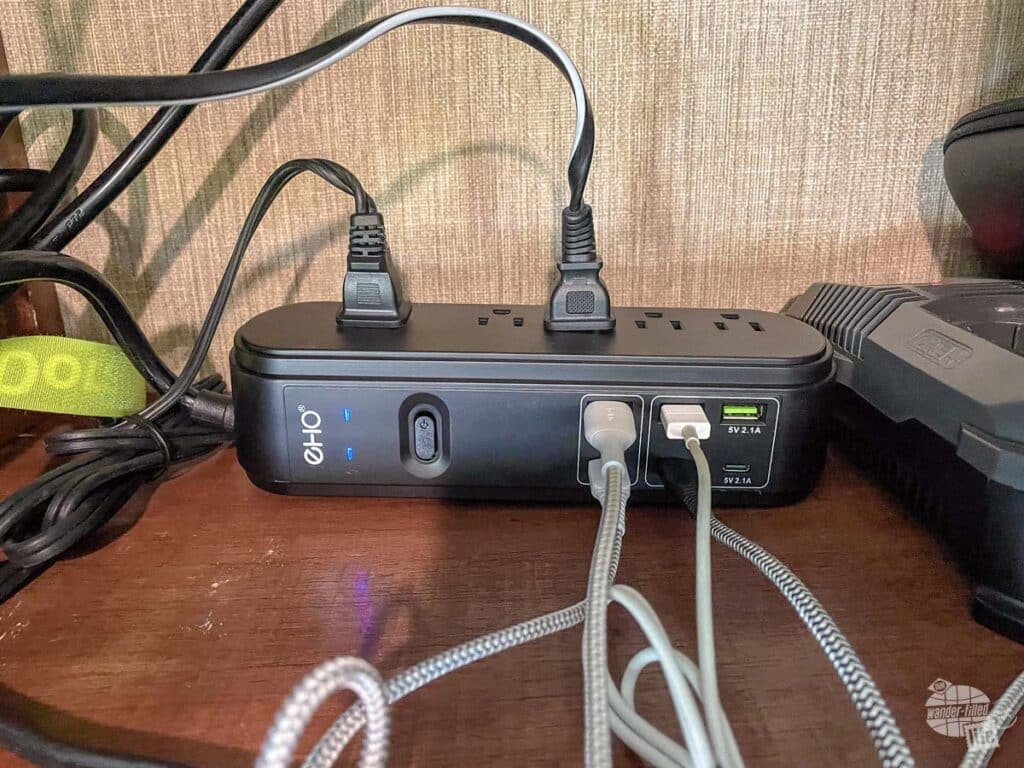 Our new surge protector in our camper