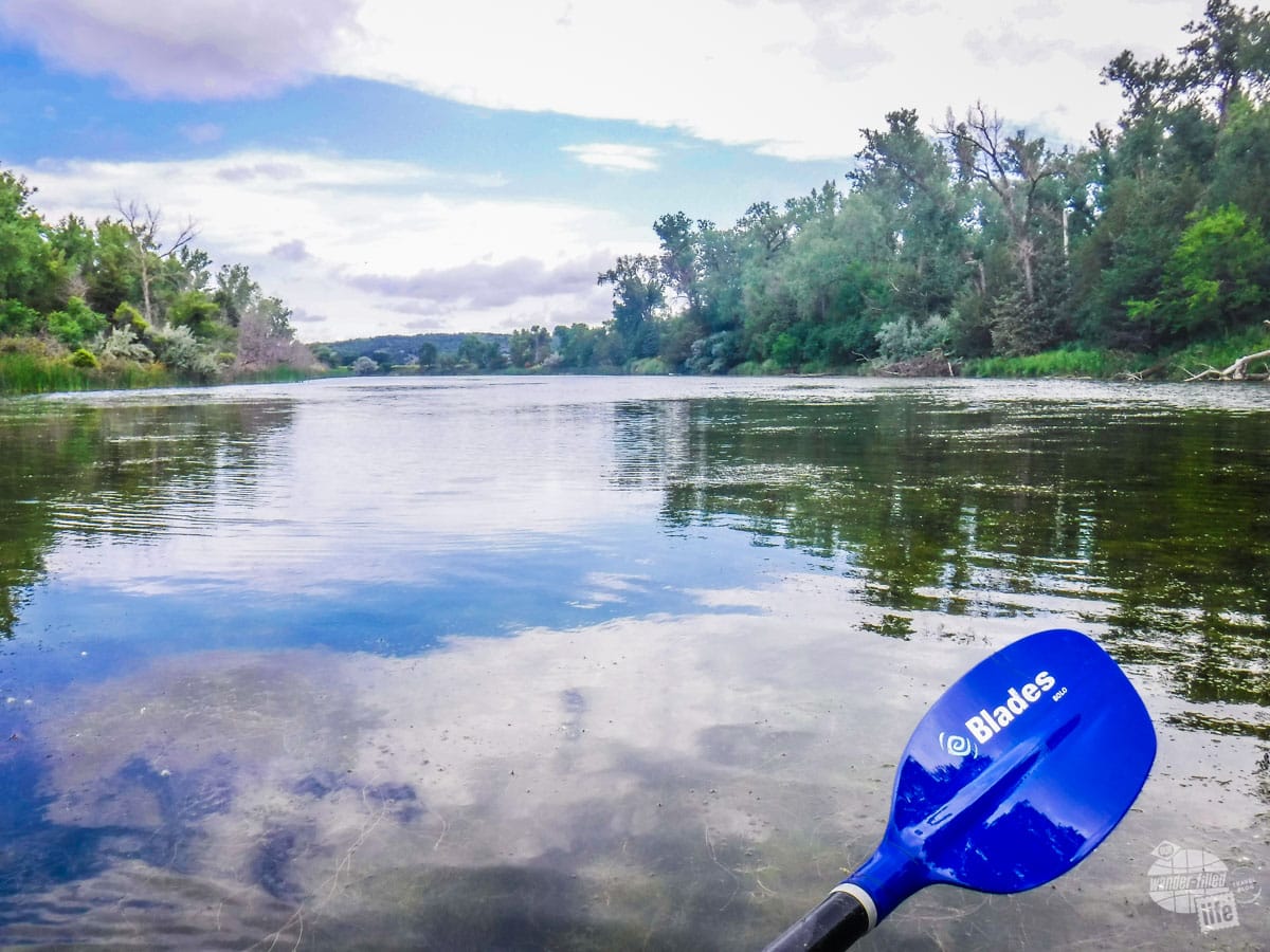 Paddling is a great way to experience the Missouri National Recreational River
