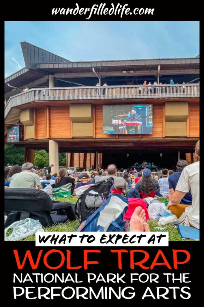 Wolf Trap National Park for the Performing Arts is a unique space in the National Park Service... A park dedicated to performances!