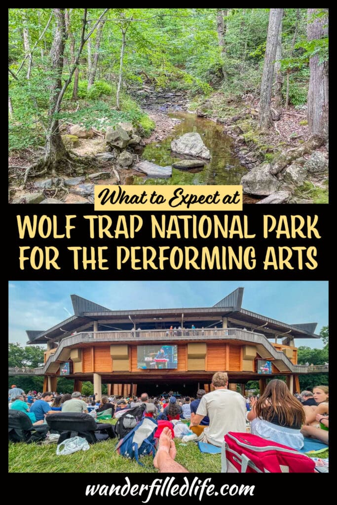Wolf Trap National Park for the Performing Arts is a unique space in the National Park Service... A park dedicated to performances!