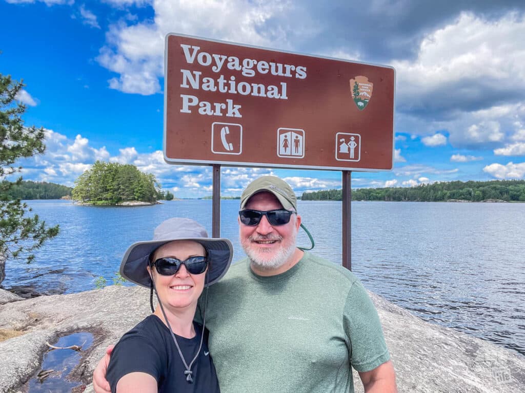 Voyageurs National Park Sign