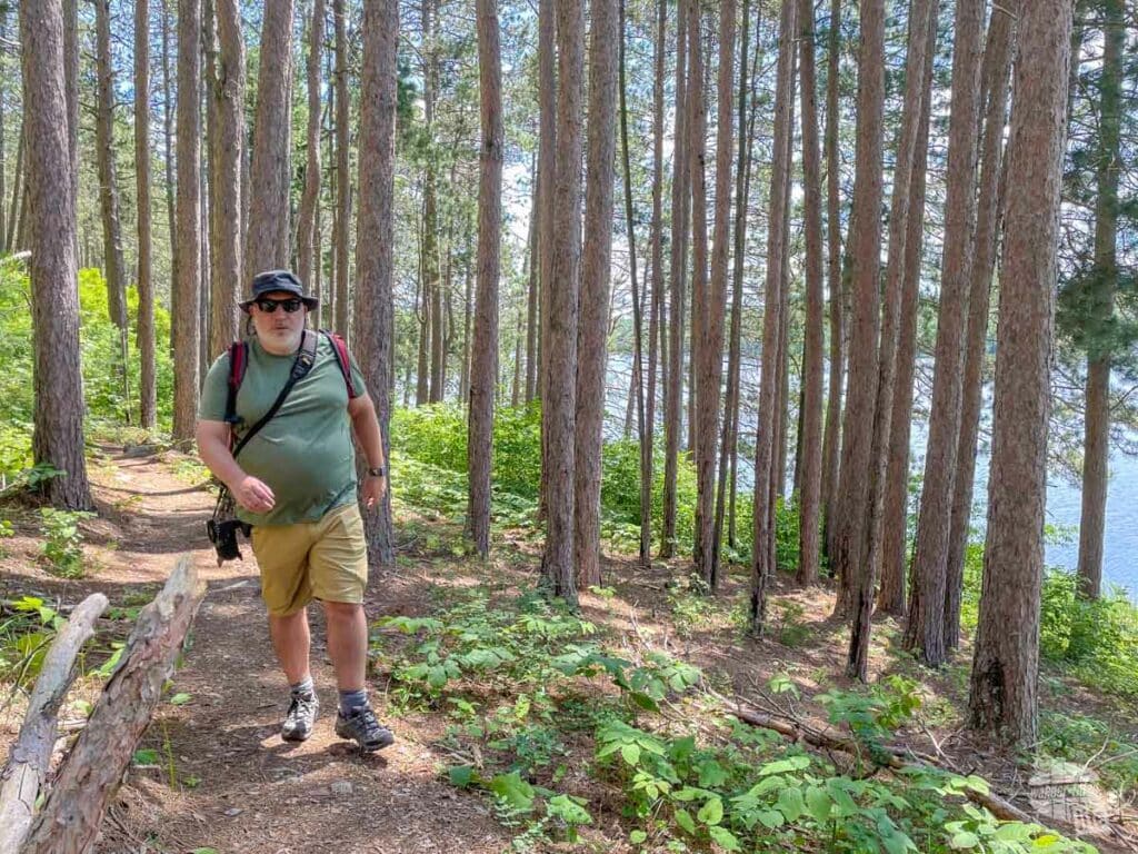 Hiking the Blind Ash Trail at Voyageurs National Park