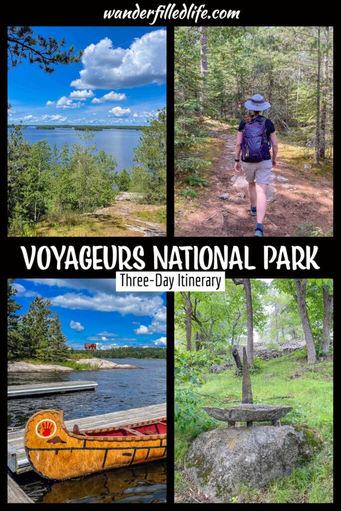 Our Voyageurs National Park itinerary outlines how to spend three days at the park seeing the visitor centers and enjoying two boat tours. 