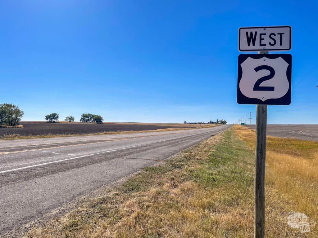 US Highway 2 in Montana