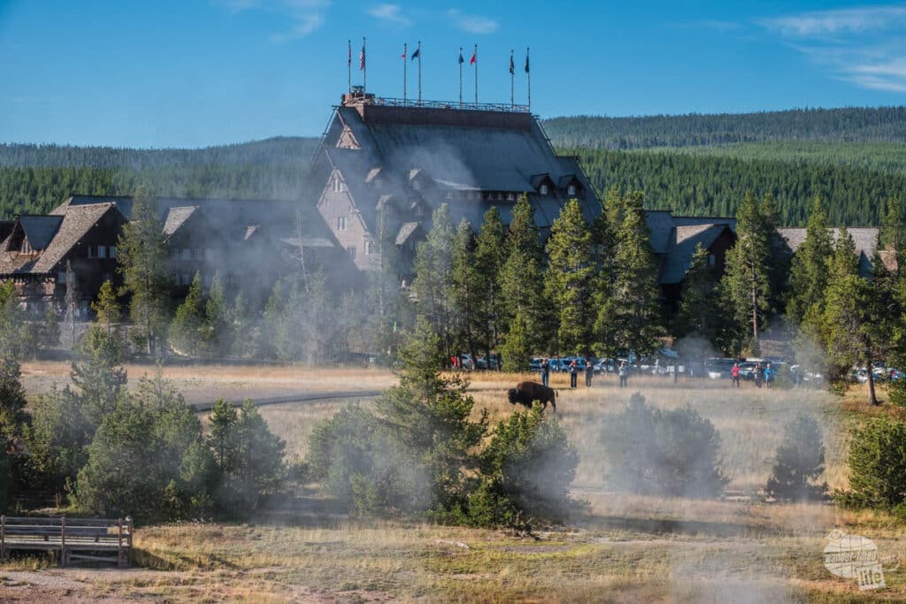 Old Faithful Inn is one of the best places to stay at Yellowstone.