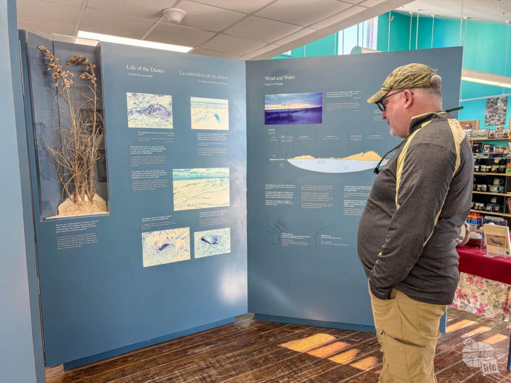 Exhibits at the Padre Island National Seashore Visitor Center