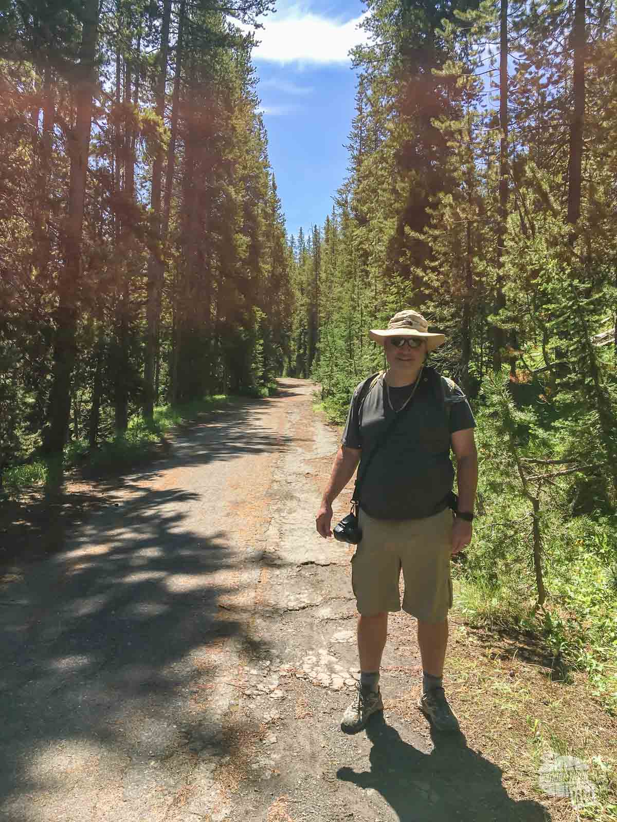 Hiking the Lonestar Geyser Trail in Yellowstone National Park